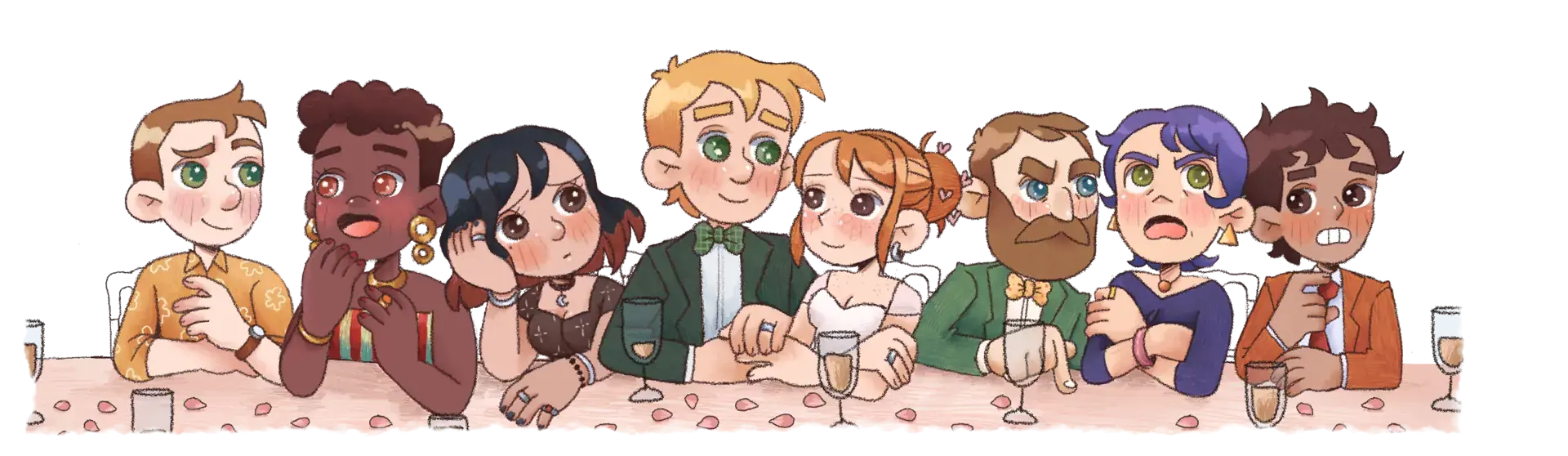 Concept art for the video game RSVP